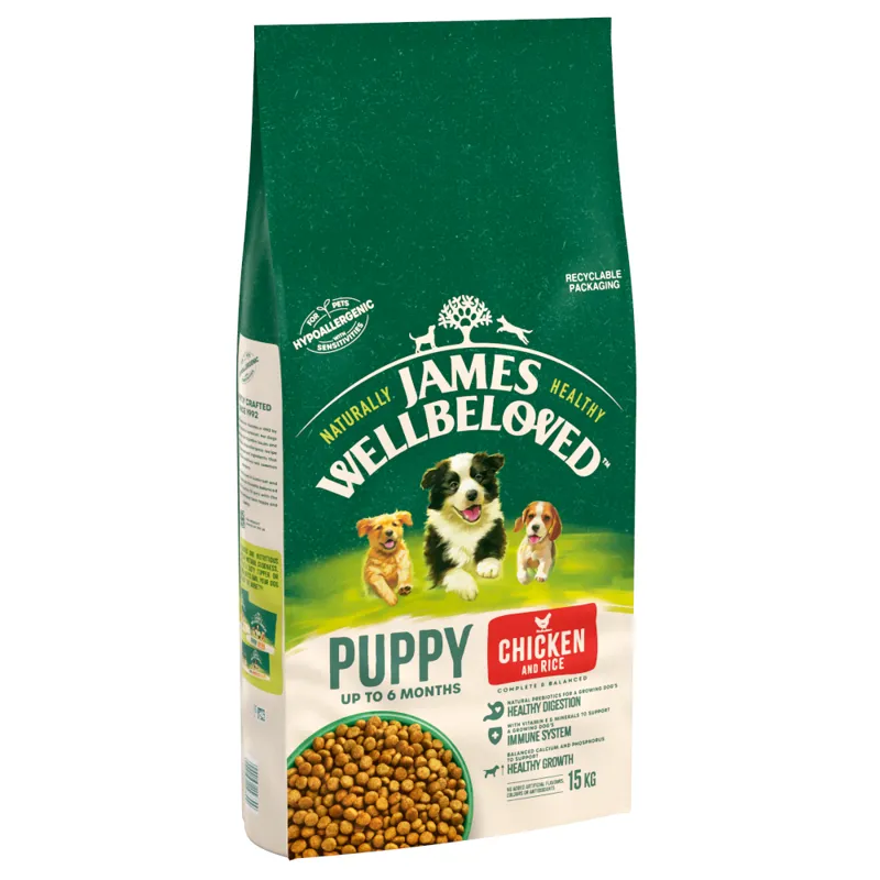 James Wellbeloved Dog Puppy Chicken 15kg